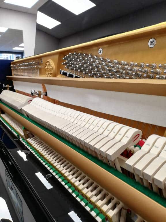 Ritmuller upright piano R118 (Black) LL Pianos 01923 820 470