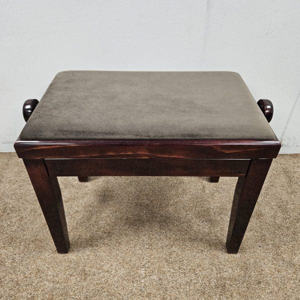SOLO ADJUSTABLE PIANO STOOL IN MAHOGANY
