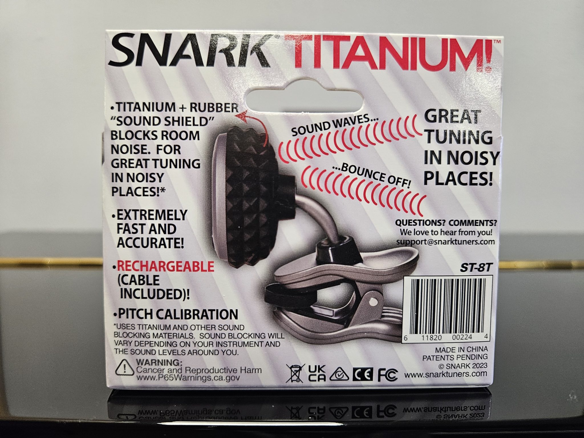 SNARK ST8T TITANIUM DIGITAL TUNER